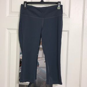 New Balance Gray/Blue Capri Leggings